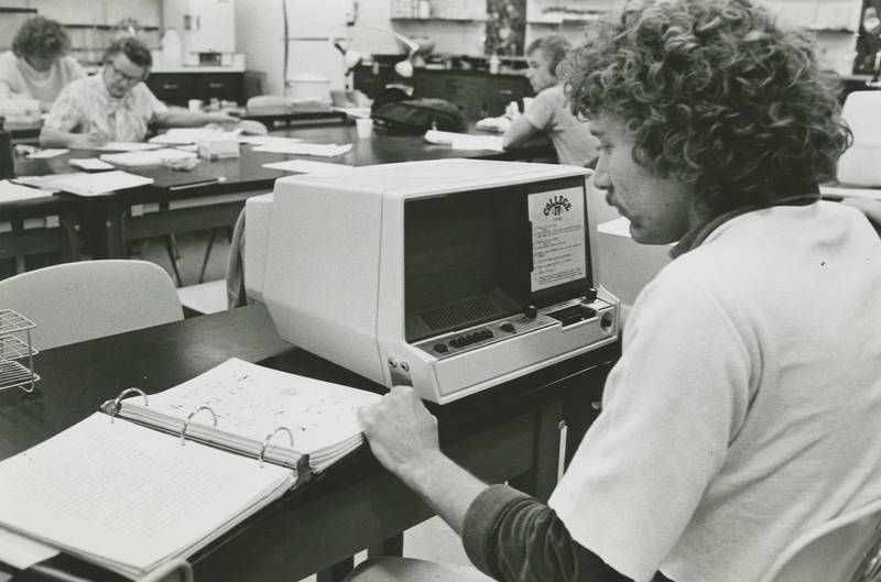 College IV student working on module